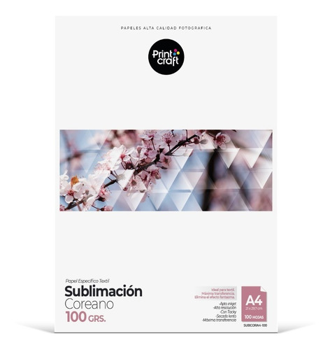 Papel Especial Sublimacion Importado A4 2400 Hojas Coreano