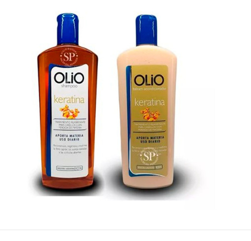 Kit Olio Shampoo + Acondicionador Keratina Cabello Dañado