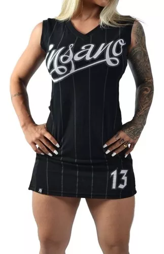 Vestido Basket Team Black / Regata Basquete Preta - Extreme Ladies