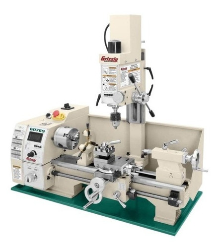 Torno Fresadora Velocidad Variable 8 X 16 PuLG Grizzly G0769
