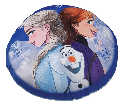 Almofada Infantil Frozen Anna E Elsa Transfer Lepper