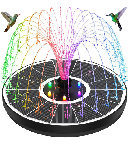 Fuente Solar 2023, Fuentes Solares De Baño Para Pájaros De 3
