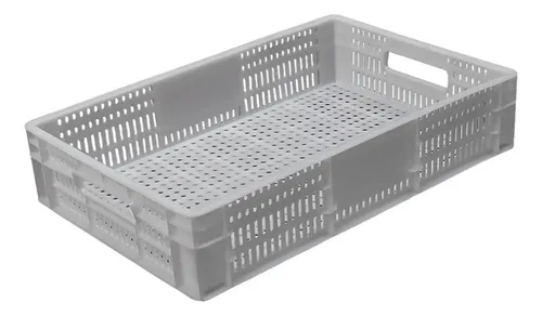 Caixa Bandeja Plástica Vazada 60x40x12 - 23 Litros | MercadoLivre