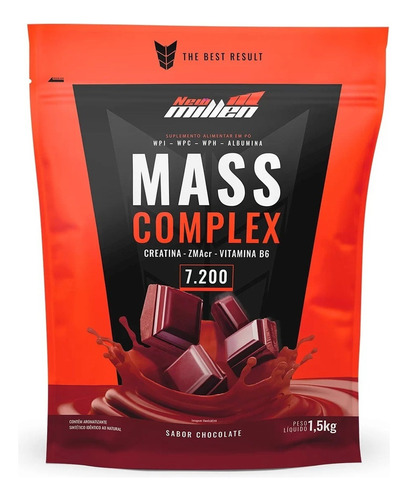 Mass Complex - 1500g Refil Chocolate - New Millen
