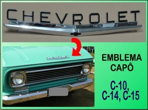 LOGOS E EMBLEMA EM CROMO ESCURECIDO - Etakai - Peças
