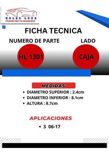 2 Machetas L/ Caja Automatic P/mazda 3 (06-17) C/abrazadera