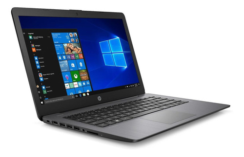 Imagen 2 de 4 de Laptop HP Stream 14-CB174WM brilliant black 14", Intel Celeron N4000 4GB de RAM 64GB SSD, Intel UHD Graphics 600 1366x768px Windows 10 Home