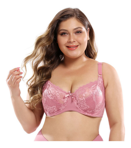 Sosten Sexy De Encaje Mujer, Talla Grande, Ropa Interior