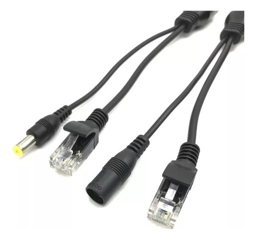 Cable Adaptador Poe 5v-48v Camara Inyector Divisor Red