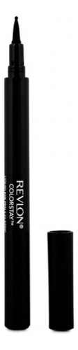 Delineador de ojos Colorstay Revlon con punta esférica, color negro, efecto mate