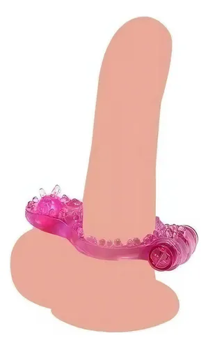 Anillo doble para el pene, estimulador vaginal del pene, perla, vibración