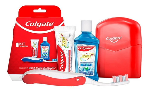 Kit De Colgate, Enjuague Bucal, Cepillo Y Pasta Dental