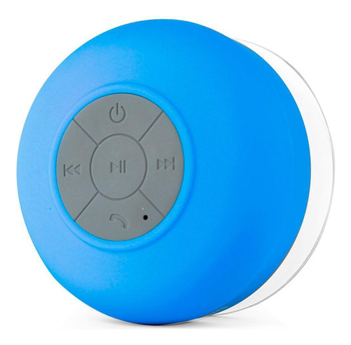 Mini Caixa De Som Bluetooth A Prova D'agua Azul