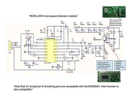 Sensor Movimiento Rcwl-0516 5 Piezas, Arduino Esp8266 Nodemc