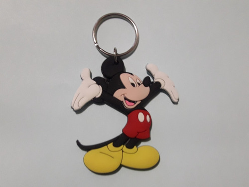 Llavero Disney Mickey Mouse En Goma