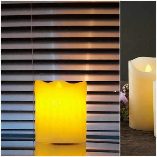 Velon Vela Led A Pilas Flama Magnética
