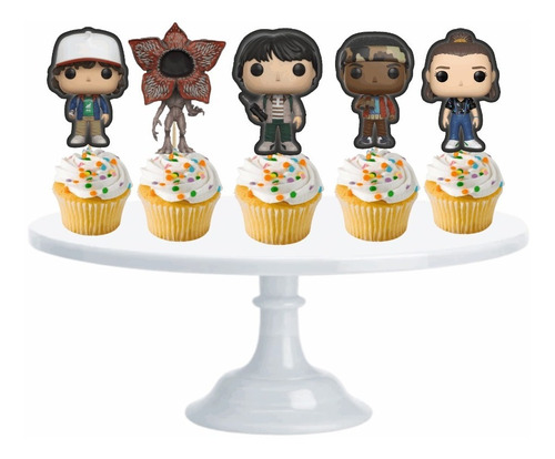 Stranger Things Cupcake Toppers Para Muffins X10