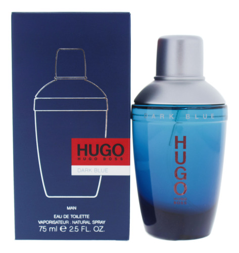 Hugo Dark Blue De Hugo Boss Para Hombre, Spray Edt De 2.5 Oz