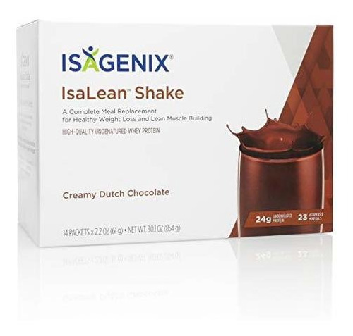 Isagenix Isalean Shake Chocolate Holandés Cremoso Natural - 