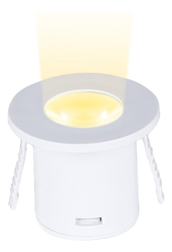 Spot Para Móveis Led Pik Redondo 1w 3000k Branco 2