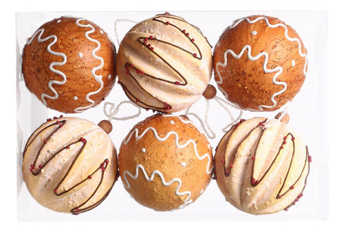 6 Adornos De Bolas De Navidad, Adornos Colgantes Para