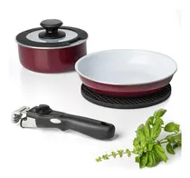Comprar Juego De Ollas Y Sartenes De Aluminio, Antiadherentes, Co...