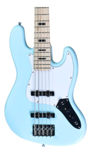 Baixo 5 Cordas Shelter Jazz Bass Shjb755 Pro Cor Shjb755pro-sbl
