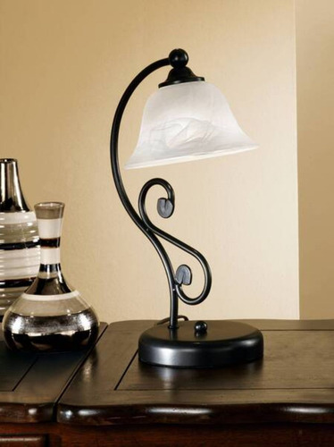 Lámpara Sobremesa Murcia Acero Negro 1x40w E14