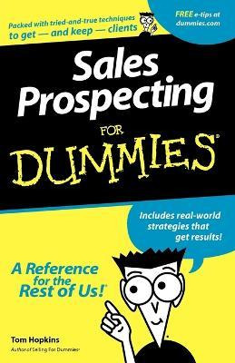 Libro Sales Prospecting For Dummies - Tom Hopkins