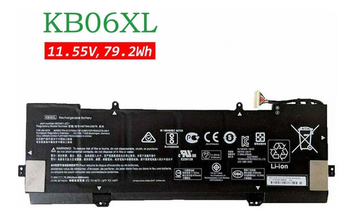 Bateria Hp Kb06xl 11.55v 79.2wh 6860mah X360 15-bl002xx Z6k9