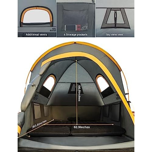 Tienda De Campaña Camioneta, Impermeable Capa Doble 2 ...