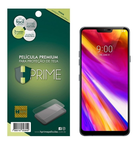 Imagem 1 de 4 de Película Para LG G7 Thinq Pet Fosca Premium - Original Hprime