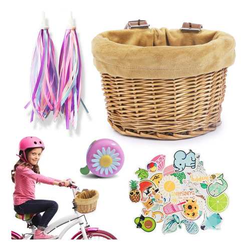 Oferta Especial Decoración De Bicicleta Infantil, Cesta,