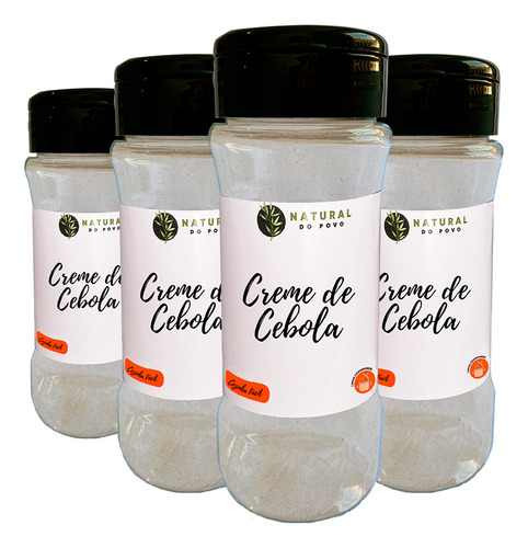 Creme De Cebola Kit 4 Pote Com Dosador 60g