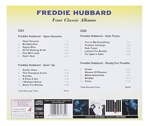 Cd: Cuatro Álbumes Clásicos (open Sesame/goin Up/hub-tones/r