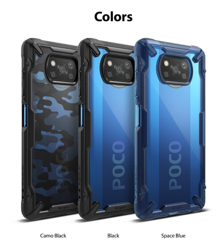 Imagen 4 de 4 de Funda Para Xiaomi Poco X3 Nfc & Poco X3 Pro Ringke Fusion X