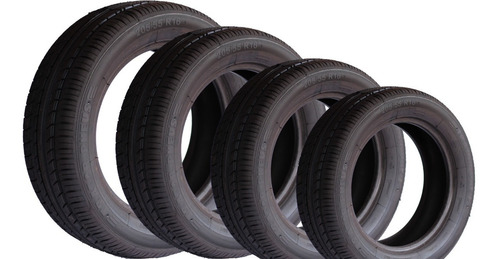 Kit 4 Pneu 205/55/16 Remoldado Com Borracha Vipal E Inmetro
