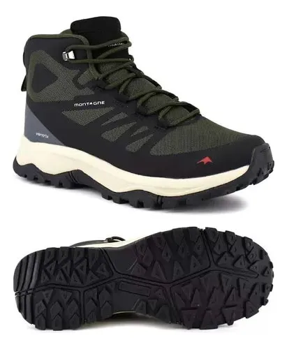 Botas Borcegos Montagne Ventrix Hombre Trekking Agarre