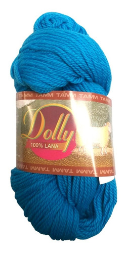 Estambre Dolly Lana 100% Lana Australiana Madeja De 100g Color Turquesa