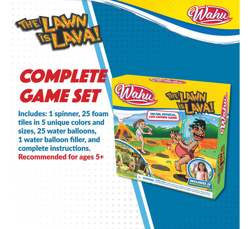 Jogo De Balão De Água Ao Ar Livre Wahu The Lawn Is Lava Kids
