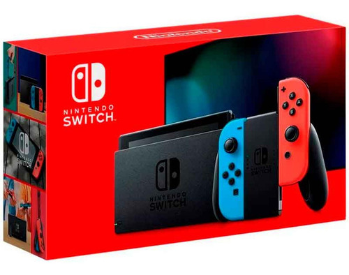 Nintendo Switch 32GB Standard color rojo neón, azul neón y negro