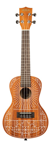 Kala Brand Music Co. Mandy Harvey Signature Concert Ukelele. Color Caoba Satinado