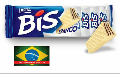Bis Chocolate Blanco Original Brasil Nestlé Garoto Guaraná