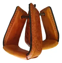 Comprar Estribo De Couro De Búfalo Entalhado Ideal P\u002F Selas De Laço
