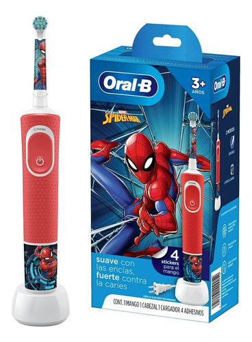 Cepillo De Dientes Eléctrico Oral-b Spider-man +3