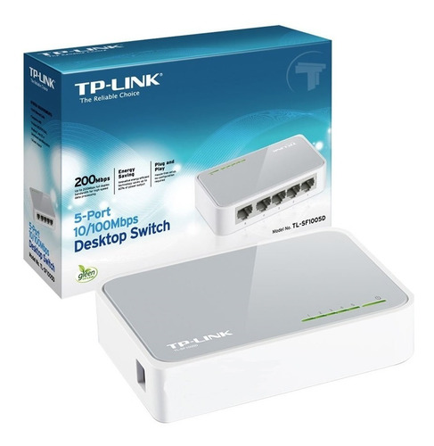 Switch Tp-link Tl-sf1005d 5 Puertos 10/100 Red Rj45 Tienda