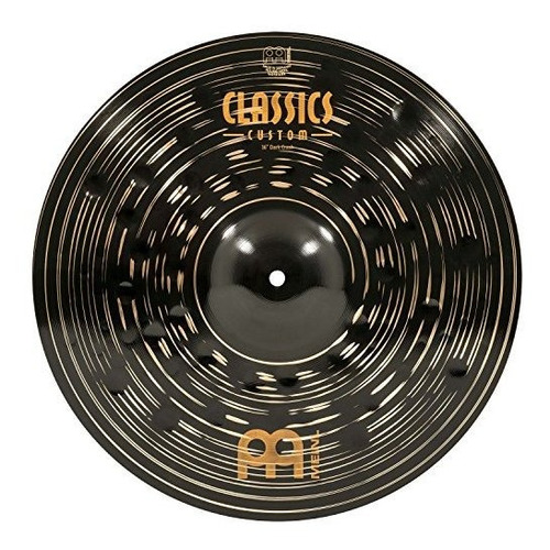 Meinl Platillo Crash De 16  - Classics Custom Dark - Fabrica