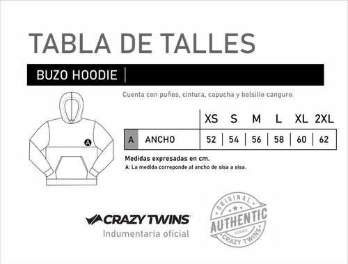Imagen 3 de 3 de Buzo Hoodie Estampado De Frisa Con Capucha / Hombre - Mujer