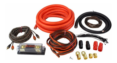 Kit D Cables Y Conectores P Instalación D Potencias En Autos