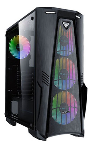 Case Apevia Crusader-f-bk Mid Tower Negro
